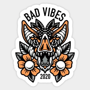 Bad Bad Vibes Sticker